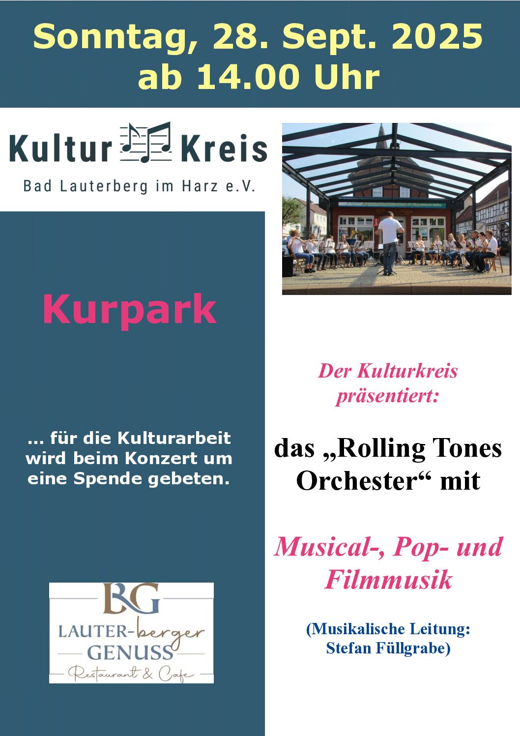 Plakat Kulturkreis Rolling Tones 20250928