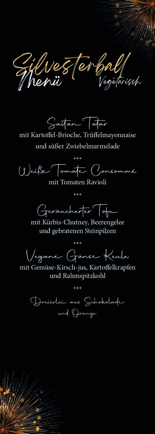 Save the Date Silvesterball 2025_Vegetarisch